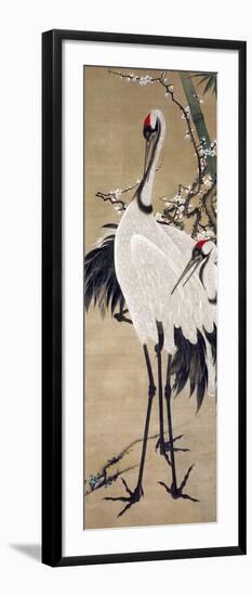 Two Cranes-Jakuchu Ito-Framed Premium Giclee Print