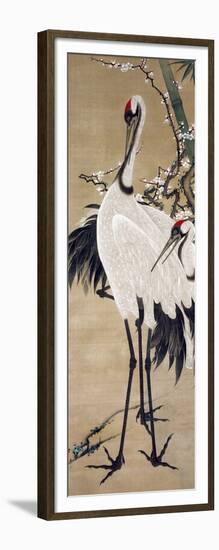 Two Cranes-Jakuchu Ito-Framed Giclee Print