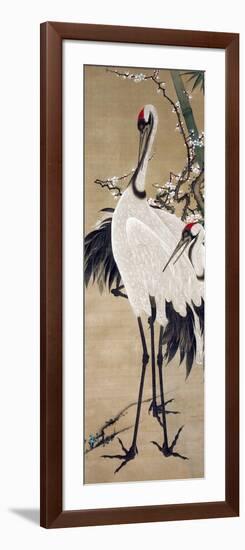 Two Cranes-Jakuchu Ito-Framed Giclee Print