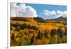 Two Creeks area of Aspen ski resort in autumn.-Mallorie Ostrowitz-Framed Photographic Print