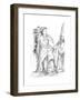 Two Crows, Native American Male of the Minataree Tribe, 1841-Myers and Co-Framed Giclee Print