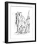 Two Crows, Native American Male of the Minataree Tribe, 1841-Myers and Co-Framed Giclee Print