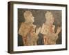 Two Crusaders of the Minutolo Family, from the Cappella Minutolo-Pietro Cavallini-Framed Giclee Print