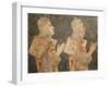 Two Crusaders of the Minutolo Family, from the Cappella Minutolo-Pietro Cavallini-Framed Giclee Print