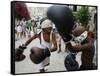 Two Cuban Boys Show Their Boxing Skills-null-Framed Stretched Canvas