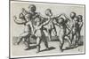 Two Cupids Leading Children in a Dance, C. 1517-1520-Marcantonio Raimondi-Mounted Giclee Print