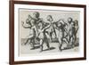 Two Cupids Leading Children in a Dance, C. 1517-1520-Marcantonio Raimondi-Framed Giclee Print