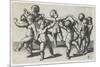 Two Cupids Leading Children in a Dance, C. 1517-1520-Marcantonio Raimondi-Mounted Giclee Print