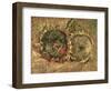 Two Cut Sunflowers, c.1887-Vincent van Gogh-Framed Premium Giclee Print