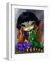 Two Cute Dragonlings-Jasmine Becket-Griffith-Framed Art Print