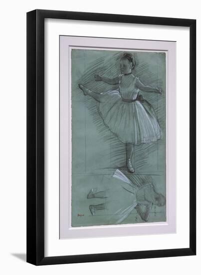 Two dancer studies-Edgar Degas-Framed Giclee Print