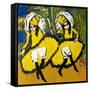 Two Dancers, 1910-1911-Ernst Ludwig Kirchner-Framed Stretched Canvas