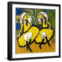 Two Dancers, 1910-1911-Ernst Ludwig Kirchner-Framed Giclee Print