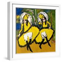 Two Dancers, 1910-1911-Ernst Ludwig Kirchner-Framed Giclee Print