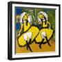 Two Dancers, 1910-1911-Ernst Ludwig Kirchner-Framed Premium Giclee Print