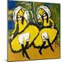 Two Dancers, 1910-1911-Ernst Ludwig Kirchner-Mounted Premium Giclee Print