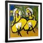 Two Dancers, 1910-1911-Ernst Ludwig Kirchner-Framed Giclee Print