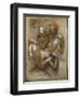 Two Dancers Adjusting their Shoulder Straps, C.1897-Edgar Degas-Framed Giclee Print