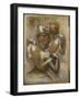 Two Dancers Adjusting their Shoulder Straps, C.1897-Edgar Degas-Framed Giclee Print