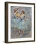 Two dancers. Around 1905. Pastel on cardboard.-Edgar Degas-Framed Giclee Print