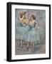 Two dancers. Around 1905. Pastel on cardboard.-Edgar Degas-Framed Giclee Print