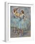 Two dancers. Around 1905. Pastel on cardboard.-Edgar Degas-Framed Giclee Print