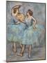 Two dancers. Around 1905. Pastel on cardboard.-Edgar Degas-Mounted Giclee Print