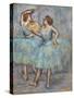 Two dancers. Around 1905. Pastel on cardboard.-Edgar Degas-Stretched Canvas