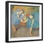 Two Dancers at Rest Or, Dancers in Blue, circa 1898-Edgar Degas-Framed Giclee Print