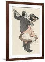 Two Dancers at the Munchen Carnival Abandon Themselves Uninhibitedly to the Delight of the Waltz-Ferdinand Von Reznicek-Framed Photographic Print