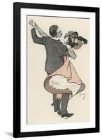 Two Dancers at the Munchen Carnival Abandon Themselves Uninhibitedly to the Delight of the Waltz-Ferdinand Von Reznicek-Framed Photographic Print