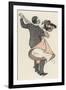Two Dancers at the Munchen Carnival Abandon Themselves Uninhibitedly to the Delight of the Waltz-Ferdinand Von Reznicek-Framed Premium Photographic Print