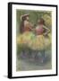 Two Dancers before Going on Stage; Avant L'Entree En Scene-Edgar Degas-Framed Giclee Print