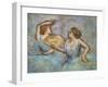 Two dancers (detail). Around 1905. Pastel on cardboard.-Edgar Degas-Framed Giclee Print