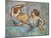 Two dancers (detail). Around 1905. Pastel on cardboard.-Edgar Degas-Mounted Giclee Print