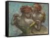 Two Dancers, Half-Length-Edgar Degas-Framed Stretched Canvas