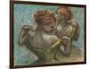 Two Dancers, Half-Length-Edgar Degas-Framed Art Print