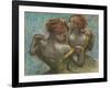 Two Dancers, Half-Length-Edgar Degas-Framed Art Print