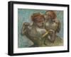 Two Dancers, Half-Length-Edgar Degas-Framed Art Print