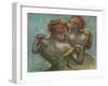 Two Dancers, Half-Length-Edgar Degas-Framed Art Print