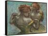 Two Dancers, Half-Length-Edgar Degas-Framed Stretched Canvas