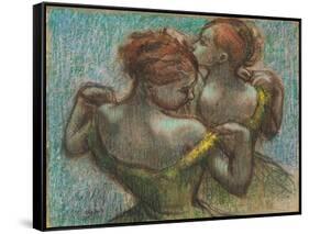 Two Dancers, Half-Length-Edgar Degas-Framed Stretched Canvas