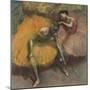 Two Dancers in Yellow and Pink-Edgar Degas-Mounted Giclee Print