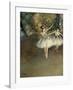 Two Dancers on a Stage-Edgar Degas-Framed Art Print