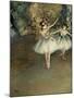 Two Dancers on a Stage-Edgar Degas-Mounted Art Print