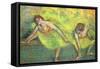 Two Dancers Relaxing-Edgar Degas-Framed Stretched Canvas
