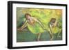 Two Dancers Relaxing-Edgar Degas-Framed Giclee Print