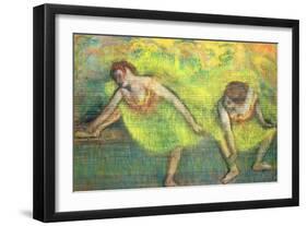 Two Dancers Relaxing-Edgar Degas-Framed Giclee Print