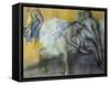 Two Dancers Relaxing-Edgar Degas-Framed Stretched Canvas