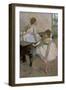 Two Dancers Resting, 1874-Edgar Degas-Framed Giclee Print